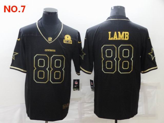 Men's Dallas Cowboys #88 CeeDee Lamb Jersey NO.7;